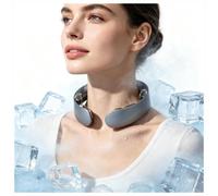 HINNV ooling Neck Wrap Ice Collar, Personal Cooling Tube, PCM Phase Change Ice Ring with 18°C Self-Solidifying for Outdoor Workers Sports Heat Relief (Grey)