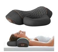 HINNVCL Pillow Massage Neck Hump, Upgraded 3-in-1 Neck Shoulder Pillow Massage for Pain Relief Deep Tissue, Heated Massager for Men Women, Memory Foam Pillows for Sleep Aid
