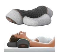 HINNVCL Pillow Massage Neck Hump, Upgraded 3-in-1 Neck Shoulder Pillow Massage for Pain Relief Deep Tissue, Heated Massager for Men Women, Memory Foam Pillows for Sleep Aid
