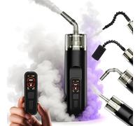 Hinnzuk Portable Fog Machine - 18W Quick Charge&40W Mini Smoke Machine，for Photography/Weddings/Halloween Parties/Outdoor Activities Add unlimited charm to your on-site atmosphere