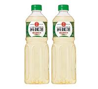 Hinode Japanese Cooking Sake (Ryourishu Junryou) - 1000ml (Pack of 2)