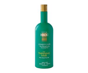 Hinoki System Conditioner Revitalisant for Thinning Hair with Pure Hinoki Tree Oil and Retinyl Palmitate to Improve Texture and Help to Prevent Split Ends, Dry Scalp, Leaves Hair Oil Free. 90 Days Money Back Guarantee By Alkam Inc. New Packaging, 33.8 .., 1000ml