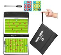 Hinourisha Football Tactics Board, Magnetic Football Coaching Board, Equipment Soccer Training, Football Coaches Gifts Pro Football Manager Competition Teaching Winning Strategy Board with Magnets