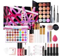Hinourisha Make-up Sets for Women, All in One Makeup Kit, Make up Set for Girls Woman, for Various Makeup Styles include Primer Eyeshadow palette Foundation Lipgloss Cosmetics Kit