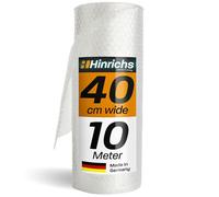 Hinrichs Bubble Wrap Roll 10 m x 40 cm - Ideal for Shipping, Packing and Moving - 100% Recyclable - Bubble Wrap as Packaging Material - Filling Material