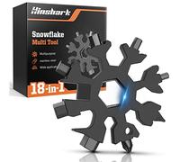Hinshark Easter Gifts for Adults, 18-in-1 Snowflake Multi Tool, Gifts for Men Him Dad, Birthday Gadgets Mens Gifts for Men, Father s Day Gifts from Daughter Son for Grandad Dad