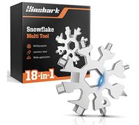 Hinshark Gifts for Men Him Dad, 18-in-1 Snowflake Multi Tool, Dad Birthday Gadgets Stocking Fillers Mens Gifts for Men Who Have Everything