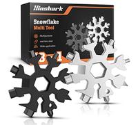 Hinshark Gifts for Men Him Dad, 18-in-1 Snowflake Multi Tool, Dad Birthday Gadgets Stocking Fillers Mens Gifts for Men Who Have Everything