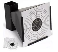 Hinsinc 14cm Card Funnel Target Holder Pellet Trap + 100 Targets For Air Rifle Hinsinc Multicolor