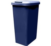 Hinsinc 45L Navy Blue Rectangular Swing Lid Kitchen Bin | Size: 0.6m2 Hinsinc Blue 0.6m2