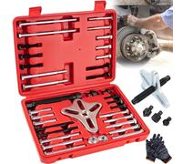 Hinsinc 46pc Harmonic Balancer & Crankshaft Pulley Puller Tool Kit Hinsinc Multicolor