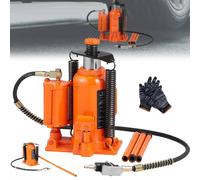 Hinsinc Air Hydraulic Bottle Jack 20 Ton (44092 lb) in Orange Hinsinc Orange