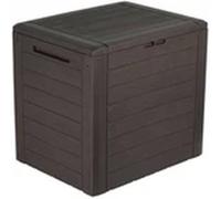 Hinsinc BROWN 280L Tool Storage Box Wood Design Plastic Chest With Lid Hinsinc Brown