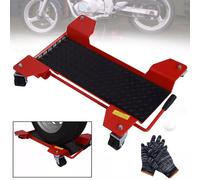Hinsinc Heavy Duty Motorcycle Dolly Centre Stand Garage Parking Motorbike Mover Hinsinc Multicolor