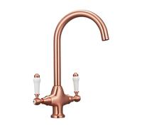 Hinsinc Nes Home Traditional Copper Kitchen Mixer Tap in Rose Gold Hinsinc Rose Gold