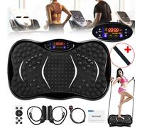 Hinsinc Power Vibration Plate Vibrating Machine Platform Exercise Body Shaker Massager in Black Hinsinc Black