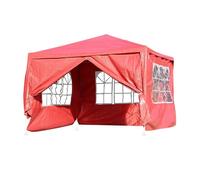 Hinsinc Red 3x3m Gazebo Tent Waterproof Party | Size: 0.6m2 Hinsinc Red 0.6m2
