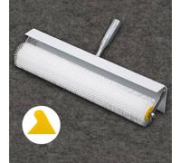 Hinsinc SPIKED ROLLER Aeration Self Levelling Screed Flooring Tool in White Hinsinc White