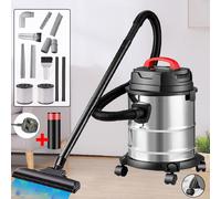 Hinsinc Vacuum Cleaner Wet & Dry Bagless 20L Cylinder Powerful Compact Cleaning-2000W in Black Hinsinc Black