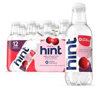 Hint Water Cherry, 16 Ounce Bottle (Pack of 12), Pure Water Infused with Cherry Zero Sugar Zero Calories Zero Sweeteners Zero Preservatives Zero Artificial Flavors