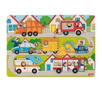 Hintergrundbildpuzzle Auf der Straße: 30 x 21 cm, Holz, 7 Teile, per Stück