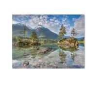 Hintersee in Berchtesgadener Land，Jigsaw Puzzles Puzzles for Adults Kids. 1000 Piece Impossible Challenge Toy Educational Game Home Decoration for Adults& Kids Age 14 Years Up 1000pcs（75x50cm）-AD78