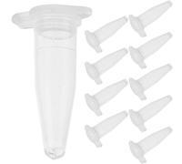 HINTRMENT 1000pcs 0.2ml Plastic Microcentrifuge Tubes, Mini Centrifuge Test Tubes for Laboratory Sample Storage and Analysis