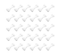 HINTRMENT 100pcs Aluminum Alloy Fasten Fixator Clips Bandage Buckles Convenient Bandage Fastener Easy to Apply Compact and Portable for Sports on The Go Use