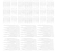 HINTRMENT 100pcs Black Plastic Wig Caps Clips Comb Accessories, Not Easy to Break or Deform, for Securing Mesh Caps and Hair Extensions