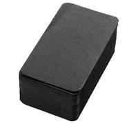 HINTRMENT 100pcs Blank Paper Business Cards Black Cardstock Learning Cards 3.5x2.0 Inch Portable Versatile Use for Home Messages to Others Suitable for Students and English Enthusiasts