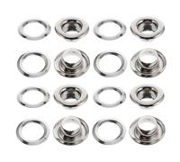 HINTRMENT 100pcs Curtain Grommets Rings for Curtains Smooth Sliding Lightweight Brass Eyelets for Home with Low Noise Suitable for Drapery Poles and Roman Blinds