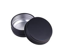 HINTRMENT 10pcs 20ml Aluminium Cosmetic Containers Portable Leakproof Mini Box for Makeups Simple Design Modern Art Beauty for Travel and Home Use