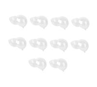 HINTRMENT 10pcs DIY Crafts Hanging Christmas Spheres Fillable Balls Plastic Abs Hollow round Ornaments for School and Church Decoration