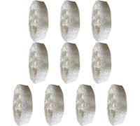 HINTRMENT 10pcs Natural Loofah Dish Sponges for Kitchen Sink, Multi-use Design with Beige Loofah Material, Sturdy Dish Washing Sponges that Don't Absorb Smell, for Household Cleaning