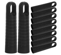 HINTRMENT 10pcs Plastic Replacement Broom Handle Grips with Simple Installation Suitable for 25mm Diameter Handles Versatile Attachments for Long Handled Dustpan and Brush