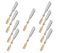 HINTRMENT 10pcs Rc Airplane U Clip Clamp with Self-locking Copper Metal Clevis for Pushrod Linkage, Resistant to Wear and Corrosion, for DIY Rc Aircraft Connector Projects and Regular