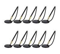 HINTRMENT 10pcs Security Desk Pen Smooth Writing Experience Plastic Material Metal Clip Secure Desktop Placement for Hotel Lobbies Retail Office Stationery