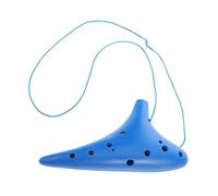 HINTRMENT 12 Hole Alto C Beginner Ocarina Musical Instrument Resin Easy to Learn Unbreakable 12-hole Design Blue for Practicing at Home and Performing on Stage Random Color