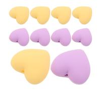 HINTRMENT 12pcs Knitting Needle Stopper Knit Needle Tip Hugger Silicone Heart Shaped End Caps Cute Easy Cleaning Hand Protection for Sweater Craft Hand Sewing Projects Valentines Day Sewing
