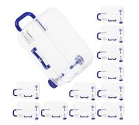 HINTRMENT 12pcs Lightweight Mini Suitcase Boxes Party Wrapping Cases Easy to Carry Boxes for Wedding and Party Favour Packaging