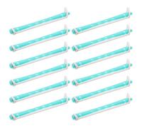 HINTRMENT 12pcs Perm Rod Roller Hair Curling Tools 3.54x0.24x0.24in Portable Simple Delicate Compact Lightweight for Women Travel Home Curls Styling Kit