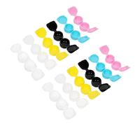 HINTRMENT 14pcs Portable Eye Lens Cases Set Pp Material No Leakage Sealed Storage Boxes for Contact Lenses Outdoor Eye Lens Container for Safe and Hygienic Holding