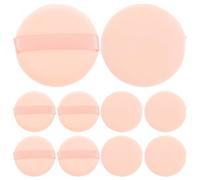 HINTRMENT 16pcs Cotton Powder Applicators for Loose Powder and Setting Soft Velour Makeup Pads with Comfortable Touch Suitable for Occasions