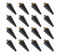 HINTRMENT 16pcs Nail Drill Picker Replacement Heads Wax Tips for Manicure Pen Sturdy Wax Material for DIY Nail Work for Decorating Small Rhinestones