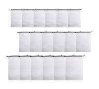 HINTRMENT 18pcs Draw String Bags Multi-use Waterproof Pe Travel Space Saver Bags Chic Fashion Design Separating Clean from Dirty Clothes Suitable for The Gym