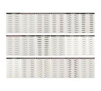 HINTRMENT 18pcs Eyebrow Tattoos Stickers Waterproof Water Transfer Paper Soybean Ink Mixed Style Hair-like Natural Brow Look No Wounds to Skin for Trying New Eyebrow Shapes Assorted style