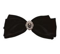 HINTRMENT 1pcs Bowknot Hairpin Bow Clip Adorned with Pearl and Flower Fabric Alloy Pearl Delicate Classic Design for Women Party Honeymoon Hair Decoration