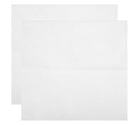 HINTRMENT 2 Sheets White Cross Stitch Fabric for DIY Crafts, Polyester Cotton Embroidery Cloth Long Term Usage and Adaptable Features, for Art and Needlework Projects