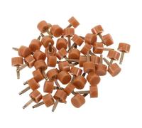 HINTRMENT 20 Pairs High Heel Tips Replacement Kit, Khaki TPU Round Heel Caps for Professional Shoe Restoration and Everyday Use, Sl legant Design to Safeguard from Daily Wear and Tear