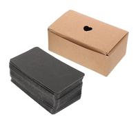 HINTRMENT 200pcs Blank Black Cards Double-Sided Writable Index Cards for Study Flashcards Arts Crafts Wedding Seating Name